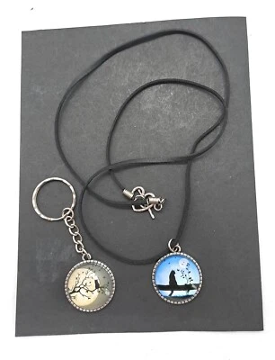 CAT (D) КАБОШОН 27 «ПЛОСКИЙ ИСКУССТВЕННОЙ КОЖИ ШНУР СЕРДЦЕ ПЕРЕКЛЮЧАТЕЛЬ ОЖЕРЕЛЬЕ КОЛЬЦО ДЛЯ КЛЮЧЕЙ. - Изображение 1 из 4