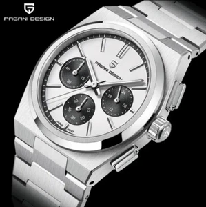 PAGANI DESIGN 2024 Nuevos Relojes Hombre Cuarzo Negocios Acero Inoxidable Impermeable - Imagen 1 de 8
