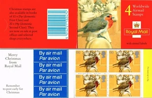 GB 1995 Yvert C 1846 £2,40 libretto 4x60p Natale - Foto 1 di 1