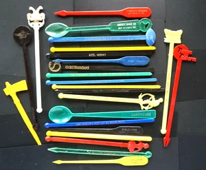  24 vintage Pennsylvania Swizzle/Stir Sticks, many venues now closed! 40¢ each - Picture 1 of 1