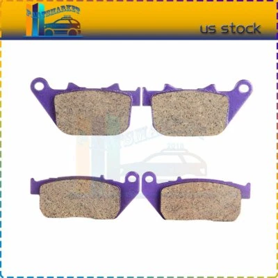 Front+Rear Carbon fiber Brake Pads For Harley Sportster 1200 Series 2004-2013 - Image 1 of 4