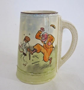 Taza de golf Royal Doulton Bateman Angry Alrededor de 1930 - Imagen 1 de 10