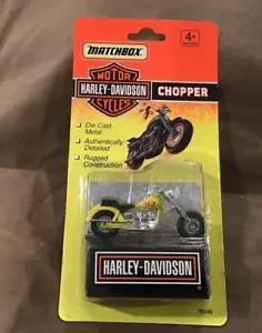 1993 Matchbox Edizione Limitata da Collezione Harley Davidson Chopper 1:64 pressofuso - Foto 1 di 3