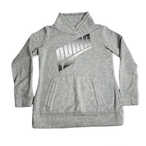 Puma Damen Pullover Sweatshirt grau Logo Größe M - Bild 1 von 5