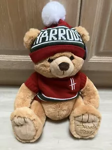 Harrods 2023 Christmas Bear - Ethan Brand New with hat/jumper and tags - Picture 1 of 8