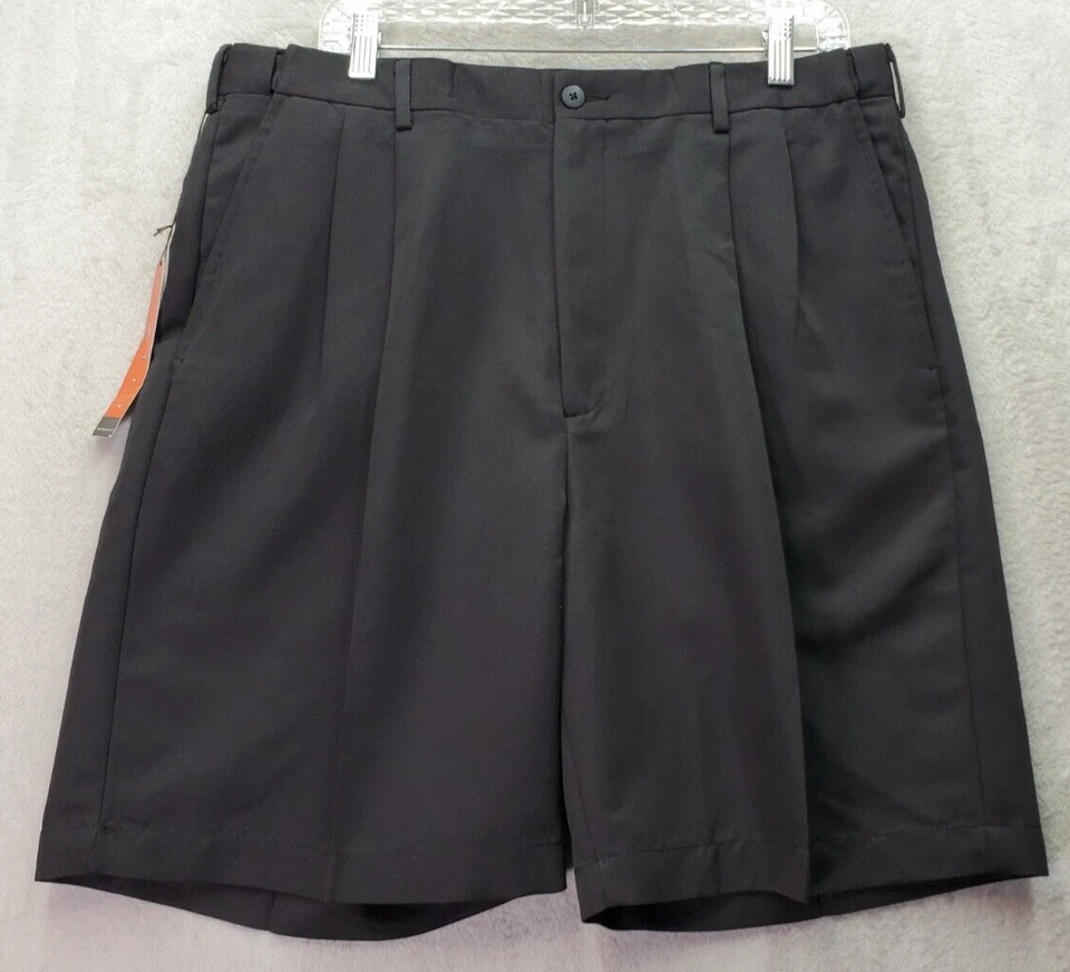 Shorts Savane Climate Control Masculino 34W Preto Poliéster Cintura Expansível Conforto - Imagem 1 de 4