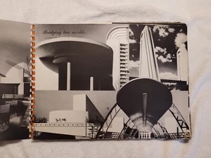 New York World's Fair Official Souvenir Book 10" x 14" Historic 1939 Art Deco - Picture 1 of 6