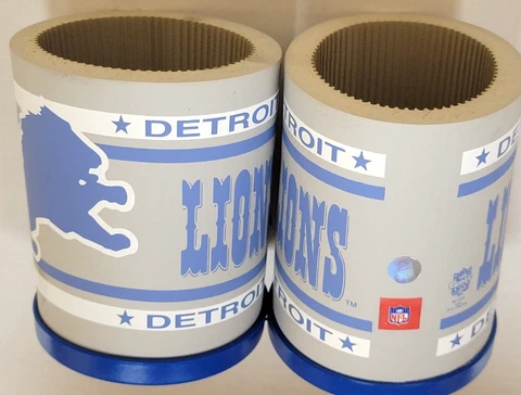 NFL Detroit Lions - FOAM Can Cooler-Coozie, NEW (Set of 2) Cover