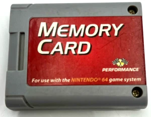 Nintendo 64 Memory Card Pak Performance TESTED N64 P-302 Pack - Picture 1 of 2