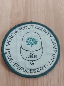 UK Scouting West Mercia Scout County Camp 1977 BEAUDESERT - Picture 1 of 1