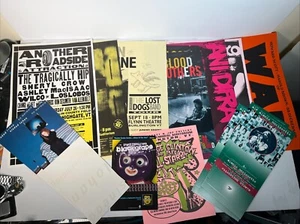 Vintage 90’s Music Store Concert Posters/Flyers See Photos For Artists 3 - Picture 1 of 13