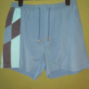 Gabicci Swim Shorts Blue Block Colour Men Size XL Pockets Swimming Beach - Picture 1 of 8