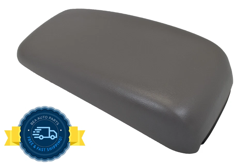 2000-2007 Ford Taurus Center Console Gray Leather Armrest Top Lid Cover OEM - Image 1 of 4