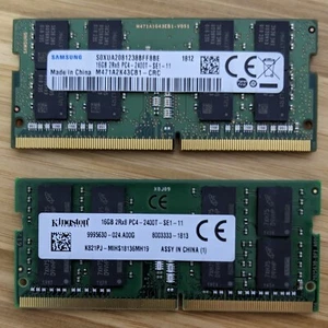 RAM 32GB (16GBx2) DDR4 PC4-2400T SODIMM Laptop Memory - TESTED - Picture 1 of 1