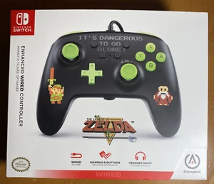 Controlador con cable mejorado PowerA Nintendo Switch The Legend of Zelda - envío rápido - Imagen 1 de 1