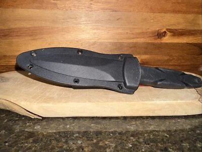 Smith & Wesson HRT загрузки фиксированный нож 4,87» лезвие из нержавеющей стали резиновая ручка - Изображение 1 из 4