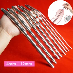 Männer 4-12MM Edelstahl Prinzenzepter Dilatator Lang Harnröhren Dehner Stretcher - Bild 1 von 44