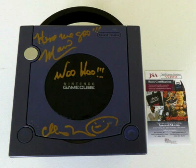 Charles Martinet Signed Nintendo GameCube System Autograph, Mario, Luigi JSA COA - Image 1 of 4