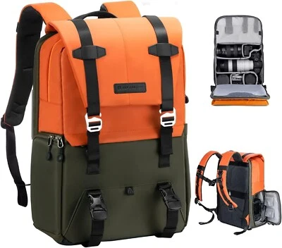 K&F Concept 20L Camera Backpack with Tripod Holder w/ 15.6'' Laptop Compartment - Image 1 of 4