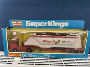 MATCHBOX Superkings K3 GRAIN TRANSPORTER KELLOGG'S NEW IN WORN BOX - Picture 1 of 7