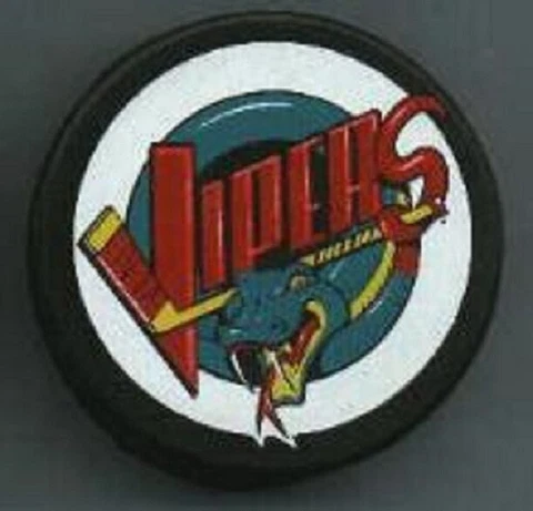 IHL DETROIT VIPERS PUCK BLANK back - OMNI SPORTS on side - LAST1 Cover