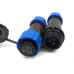 SD16 3Pin Waterproof Aviation Cable Connector,Panel Mount Connector Plug Socket - Picture 1 of 8