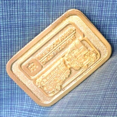 Equipo de perforación Ingersoll Rand promoción cinturón hebilla campo petrolífero de colección años 80 Hit Line. NOX110 Foto 1 de 4