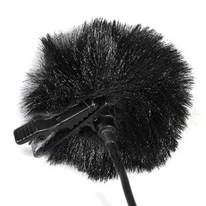 Lavalier Microphone Cover Windscreen Muffs and Lapel Clips for 1cm Mics - Picture 1 of 12