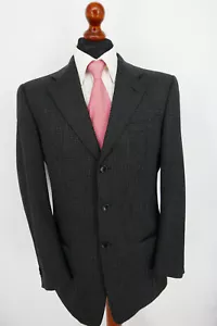 Armani Collezioni Herbst Winter Sakko Gr.50 100% Schurwolle Schwarz abs. Top Zus - Bild 1 von 8