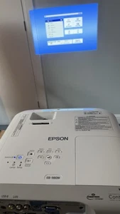Epson EB-980W 3800 Lumens WXGA Widescreen HD Projector - Dual HDMI - Used twice! - Picture 1 of 9