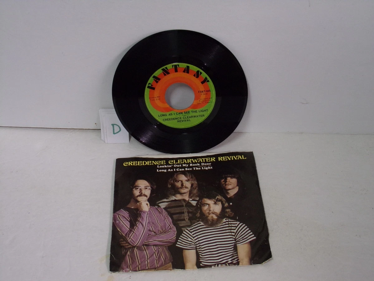 Creedence Clearwater Revival Rock 45 RPM Speed Vinyl Records for