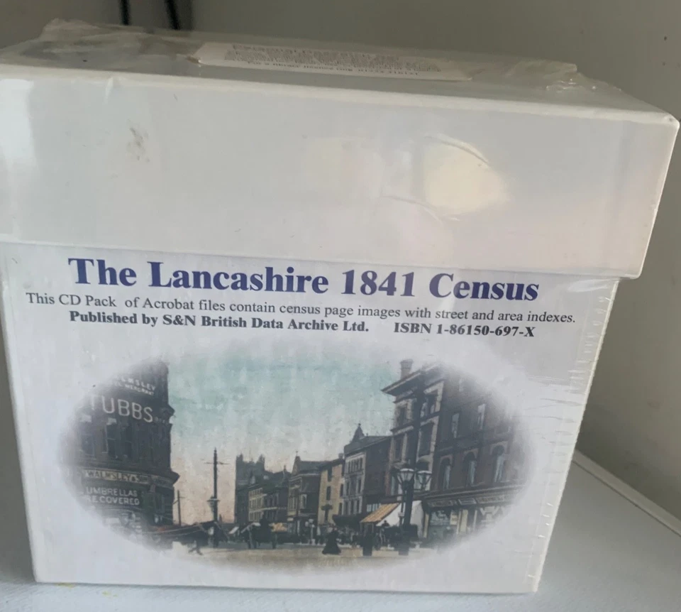 The Lancashire 1841 Volkszählung BRANDNEU UND VERSIEGELT - Bild 1 von 1