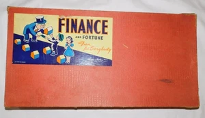 Vintage 1936 Finance and Fortune Parker's Brothers Board Game - Picture 1 of 8