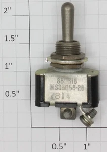 Acme MS35058-28 SPST Military Aircraft Toggle Switch - Picture 1 of 2