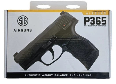 Sig Sauer P365 4.5mm Steel BB Cal. CO2-Powered Semi-Automatic Air Pistol 20 rd - Image 1 of 4