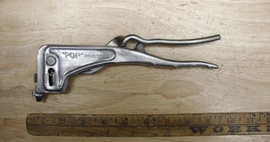 Vintage USM 65988 "Pop" Nietzange, United Shoe Mach. Corp. Shelton, Conn.,9",sehr guter Zustand - Bild 1 von 7