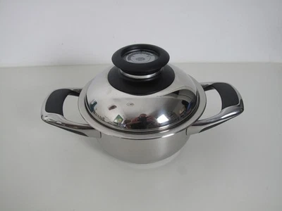 Topf AMC 1,6 Liter Kochtopf Visiotherm Deckel Induktion 16 cm - Bild 1 von 4