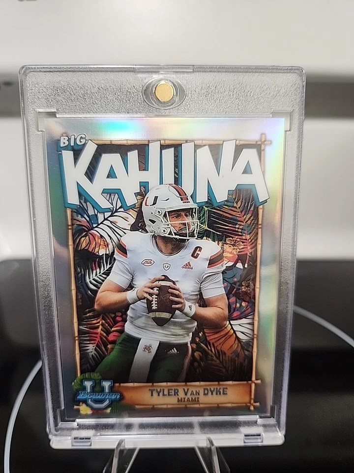2022 Topps Big Kahuna Tyler Van Dyke Bowman U #TBK-8-Hurricanes - Image 1 of 4