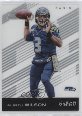 2015 Panini Clear Vision Russell Wilson (Blue Jersey) #51 - Image 1 of 2