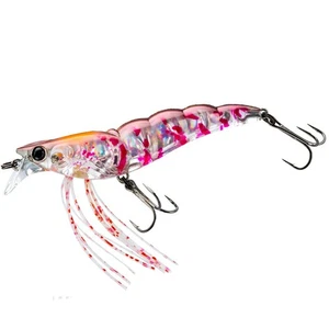 DUEL L-Bass Shrimp Slow Sinking 70mm Striped Shrimp Bass Fishing - Picture 1 of 3