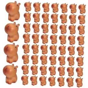 30 Pcs Mini Capybara Resin Figurines Capybara Figure Ornament Miniature Animal - Picture 1 of 7