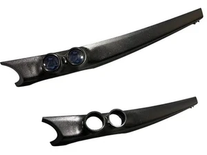 07 17 Mitsubishi Lancer Evo Center Dash Trim 52mm Dual Gauge Pod Mount - Picture 1 of 6