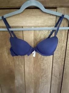 Navy Bra By So Size 32 A - Picture 1 of 7