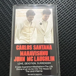 1973 Carlos Santana Mahavishnu John Mc Laughlin Love Devotion Surrender Cassette - Picture 1 of 9