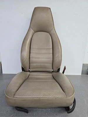 ASIENTO CUBO PASAJERO CUERO GRIS USADO RECARO ORIGINAL PORSCHE 911 944 928 #46 Foto 1 de 4