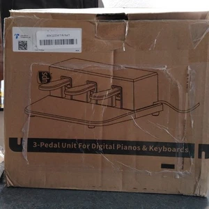 3 Pedales para Teclados Digitales Pianos, Unidad de Tres Pedales Compatible con Yamahah - Imagen 1 de 2