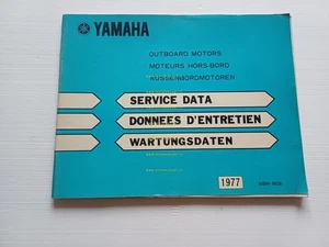 Yamaha Tutti Motori Fuoribordo 1977 dati tecnici manuale officina  originale - Picture 1 of 9