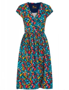 Piccalilly Womens Wrap Dress Tropic Xs, Uk 6-8 - Picture 1 of 1