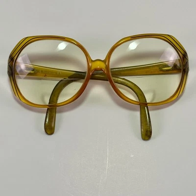 Christian Dior 2035 Amber Optyl Oversized Eyeglass Frames Germany 54□14 - Image 1 of 4