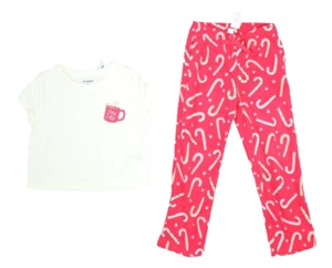 Old Navy Cozy 4-Piece Micro Fleece Printed Pajama Set Winter Dream Girls Sz S - Picture 1 of 23